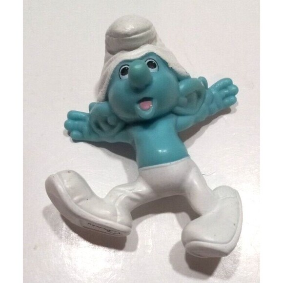 Three Smurfs McDonald's Happy Meal Toys Handy Clumsy Smooth 2013 - Picture 11 of 13
